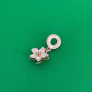 Pandora Cherry Blossom Dangle Charm Rose Gold-Plated